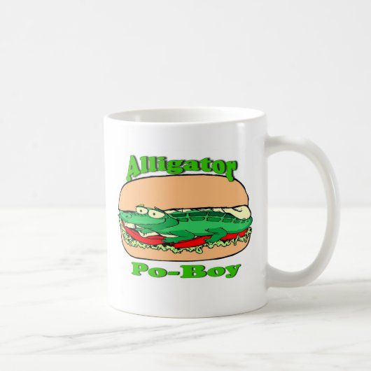 Alligator Po-Boy Koffiemok (Rechts)