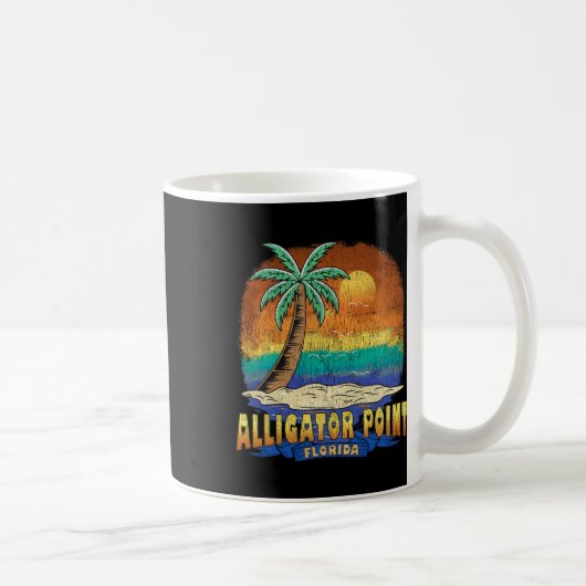 Alligator Point Florida Distress Souveni Koffiemok (Rechts)
