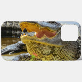 Alligator portret. Gezichtelijk Case-Mate iPhone Case (Achterkant (horizontaal))