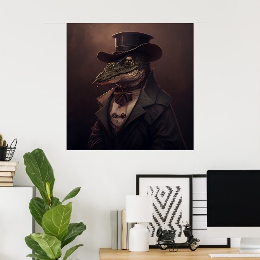Alligator Poster (Thuiskantoor)