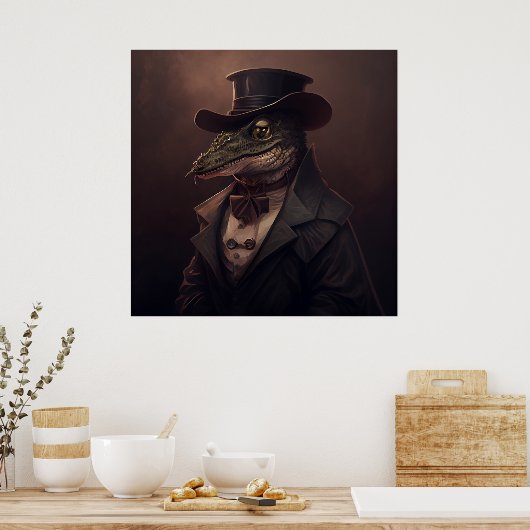 Alligator Poster (Keuken)
