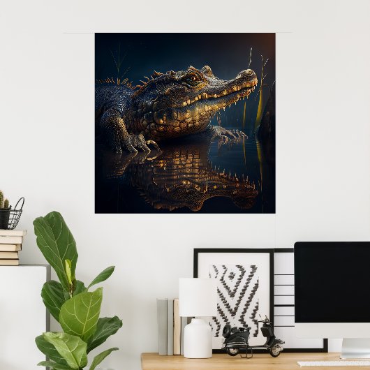 Alligator Poster (Thuiskantoor)