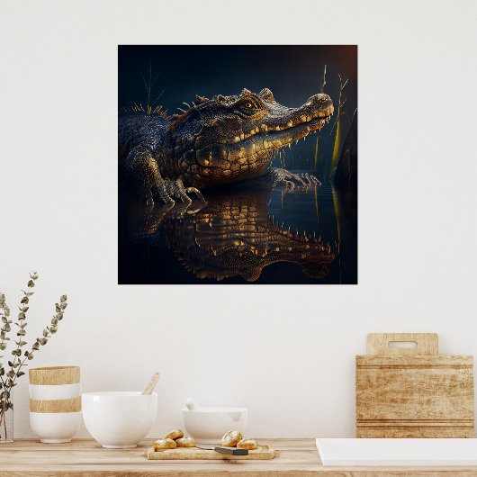 Alligator Poster (Keuken)