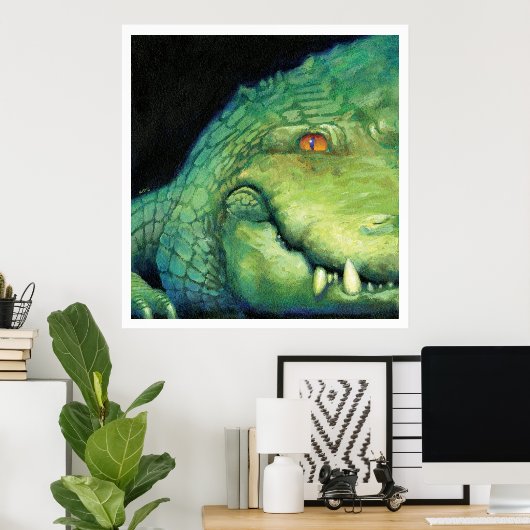 Alligator Poster (Thuiskantoor)