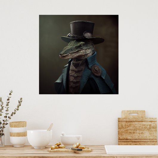 Alligator Poster (Keuken)