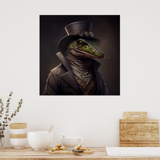 Alligator Poster (Keuken)