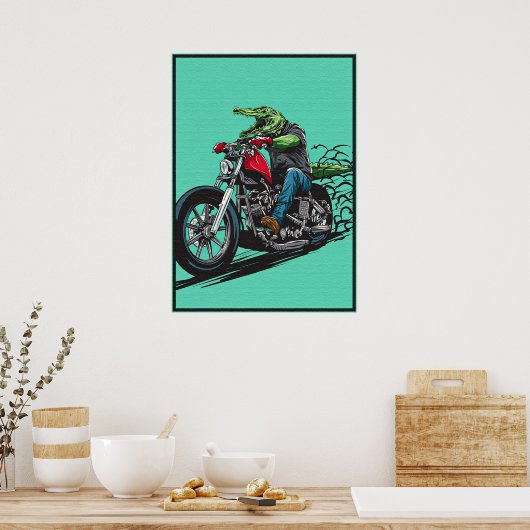 Alligator Poster (Keuken)