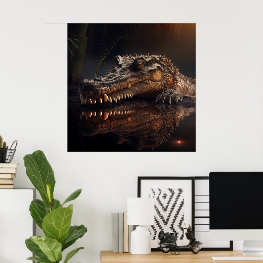Alligator Poster (Thuiskantoor)