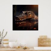 Alligator Poster (Keuken)