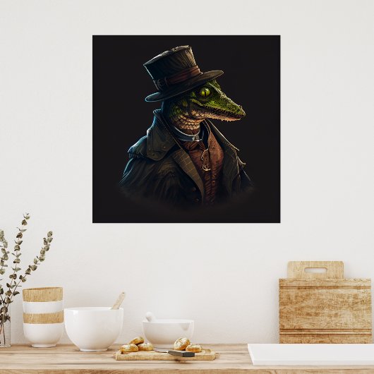 Alligator Poster (Keuken)