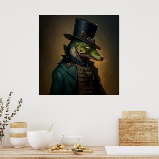 Alligator Poster (Keuken)