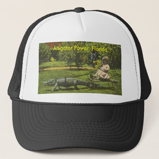Alligator Power in Florida Trucker Pet (Voorkant)