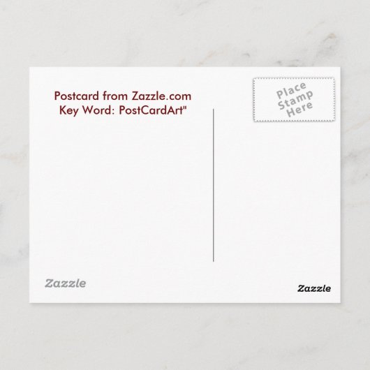 ALLIGATOR POWER, Old Florida Briefkaart (Achterkant)