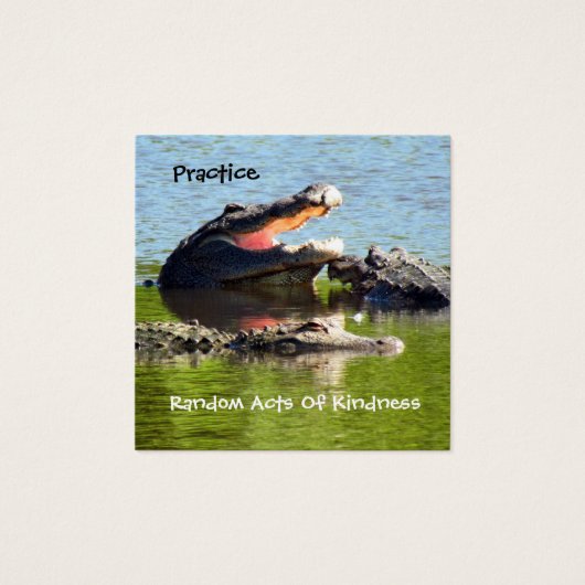 Alligator Random Acts of Kindness Kaart (Voorkant)