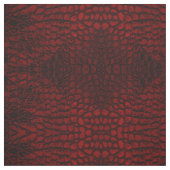 Alligator Red Faux Leather Stof (Swatch)