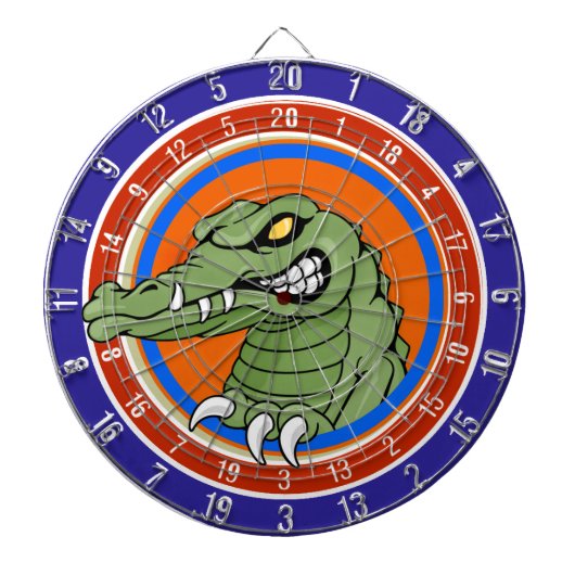 Alligator Reptile Dart Board Dartbord (Voorkant)