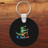 Alligator Reptile water Ski Sleutelhanger (Voorkant)