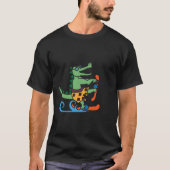 Alligator Reptile water Ski T-shirt (Voorkant)