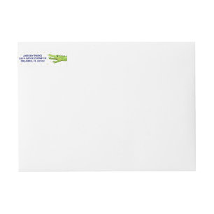 Alligator Return Address Labels Omloop