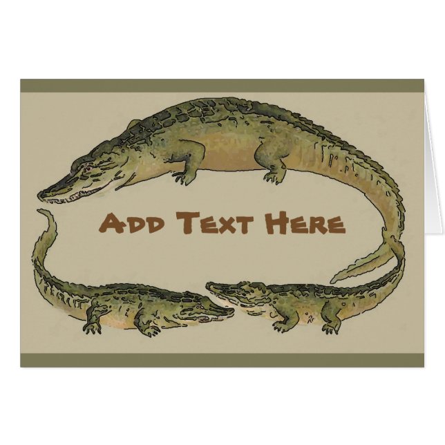 Alligator Rond (Voorkant Horizontaal)