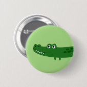 Alligator Ronde Button 5,7 Cm (Voorkant /achterkant)