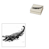 Alligator Rubber Stempel (Gestempeld)