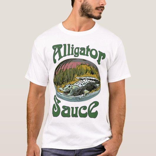 Alligator Sauce Logo T-shirt (Voorkant)