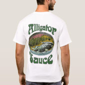 Alligator Sauce Logo T-shirt (Achterkant)