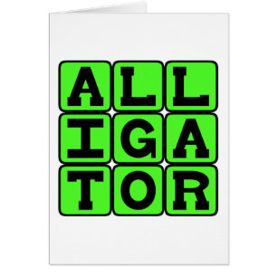 Alligator, semiaquatisch reptiel