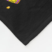 Alligator Six Seven Bruh 6 7 Meme Mardi Gras Carni Fleece Deken (Hoek)