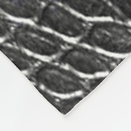 ALLIGATOR SKIN FLEECE BLANKET (Hoek)