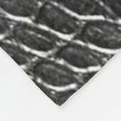 ALLIGATOR SKIN FLEECE BLANKET DEKEN (Hoek)