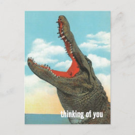 Alligator Slaapt Briefkaart