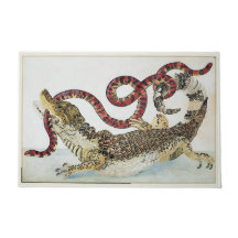 Alligator & slang, tekstportier toevoegen