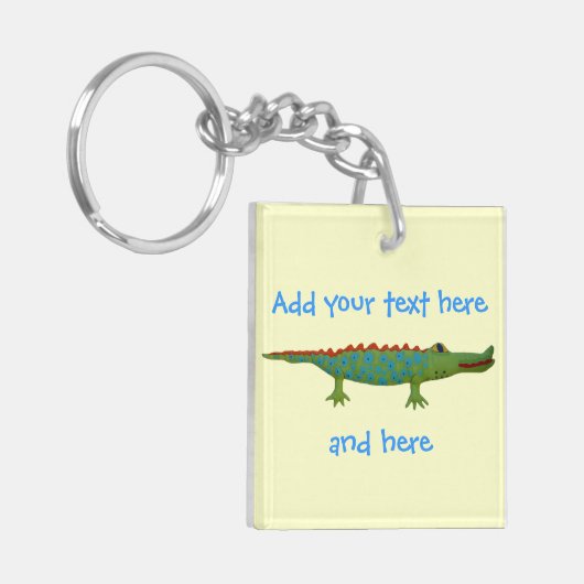 Alligator Sleutelhanger (Voorkant Links)