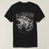 Alligator-snappende schildpad,  ontwerp voor rept. t-shirt (Design voorkant)