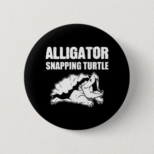 Alligator Snapping Turtle Animal Biologist Gift Ronde Button 5,7 Cm