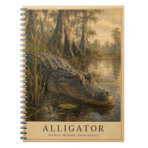 Alligator Southern Wetlands VINTAGE Notitieboek
