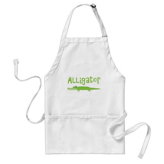 Alligator Standaard Schort (Voorkant)