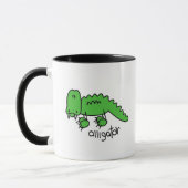 Alligator Stick Figure Mok (Links)
