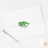 Alligator Stick Figuur Stickers Sticker (Envelop)