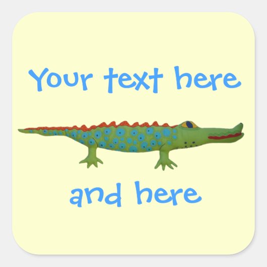 Alligator Sticker (Voorkant)