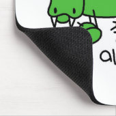Alligator Stickfiguur Muismat (Hoek)