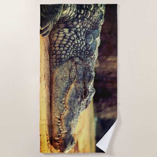 Alligator strandlaken (Voorkant)