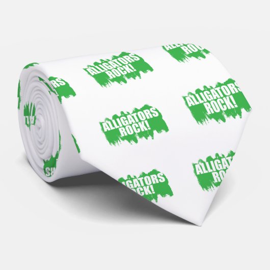 Alligator Stropdas (Opgerold)