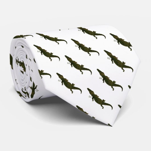 Alligator Stropdas (Opgerold)