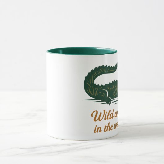 Alligator Swamp Nature Graphic Tee Mok (Midden)