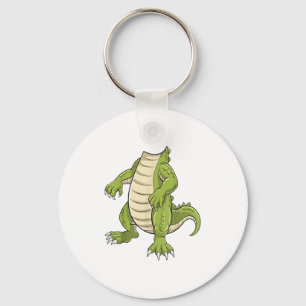 Alligator T-shirt Volwassenen Kinderen Mannen Vrou Sleutelhanger