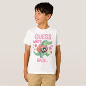 Alligator T-shirt voor terug naar school. (Voorkant volledig)