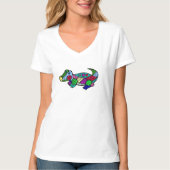ALLIGATOR T... Vrouwen V nek. T T-shirt (Voorkant)